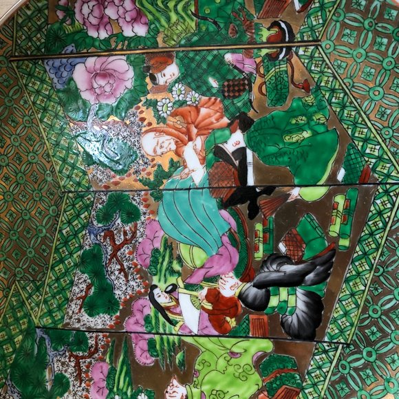 Vintage Hong Horizons Collections Tale of Genji ltd edition 12" plate 382/500 - Picture 6 of 9